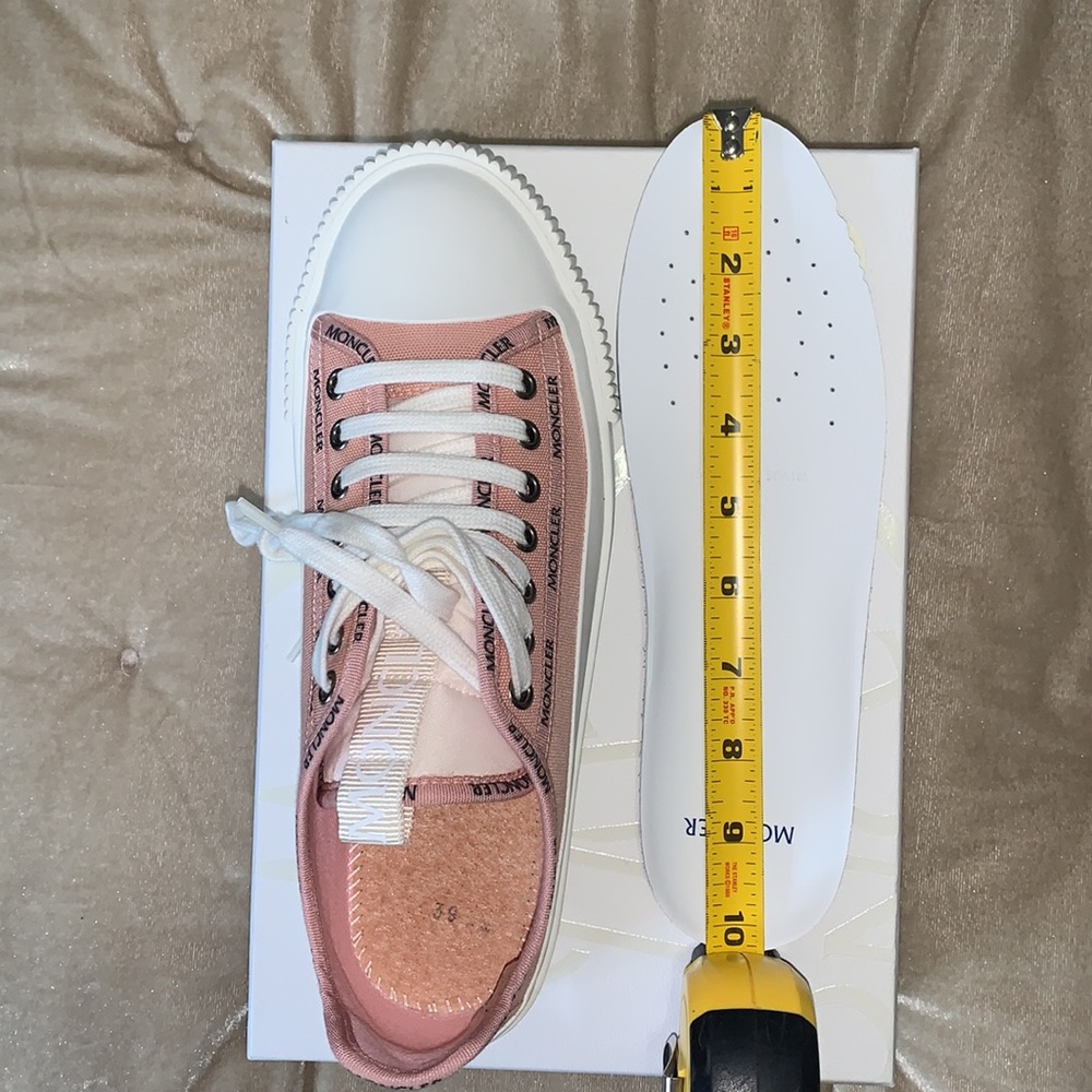 Moncler® Logo Canvas Low-Top Sneakers - Picture 15 of 16